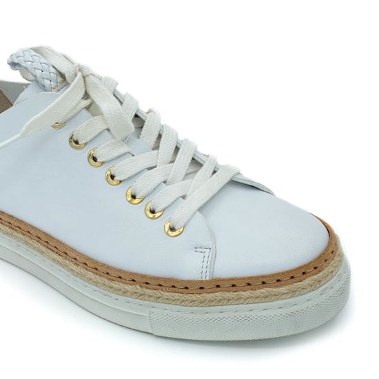 Кеды DiGiada белые кожаные - фото 5, 473 GIA