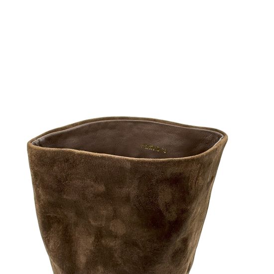 Сапоги TUFFONI коричневые замшевые на байке - фото 7, 1025025VB TUF MORO