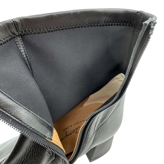 Ботильоны Giorgio Brato Zamponi черные кожа/лак стрейч демисезонные - фото 7, 8378 GB