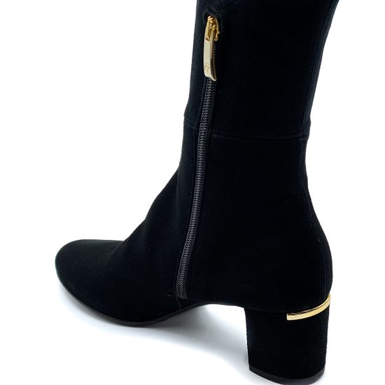 Сапоги Giada Gabrielli черные замшевые демисезонные - фото 6, 1209 GABR