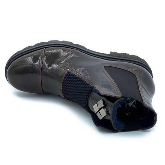 Ботинки Mot CLe коричневые наплак МЕХ - фото 5, 