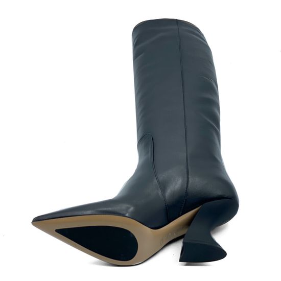 Сапоги TIFFI черные кожаные демисезонные - фото 6, G91/70A TI NERO