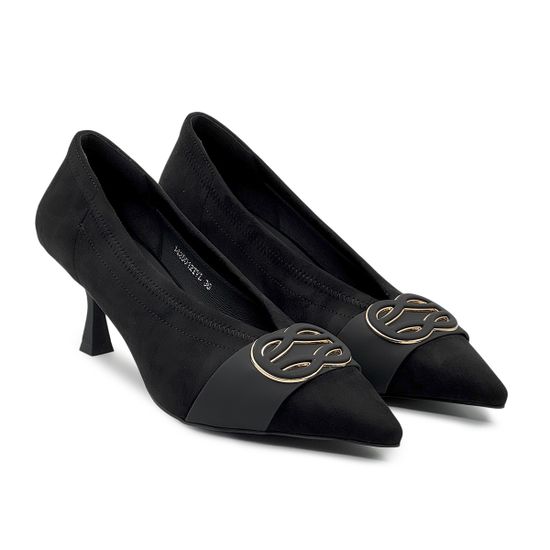 Туфли TUFFONI черные замшевые стрейч - фото 7, 1425012TVL TUF NERO