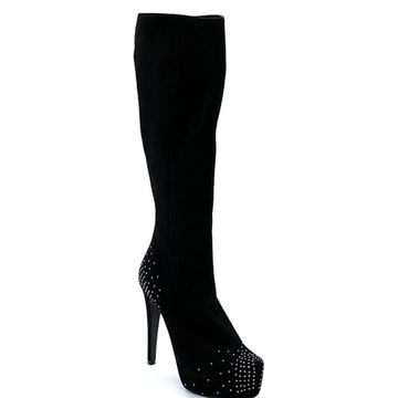 Сапоги Renzi черные замшевые демисезонные - фото 2, 414020 RZ