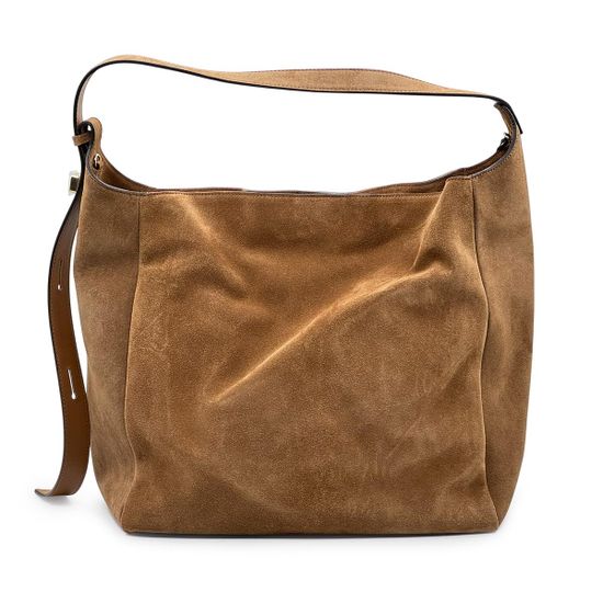 Сумка Loristella коричневая замшевая - фото 1, 3098CA LS MORO