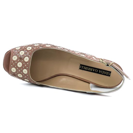 Босоножки Giada Gabrielli бело-розовые - фото 5, 