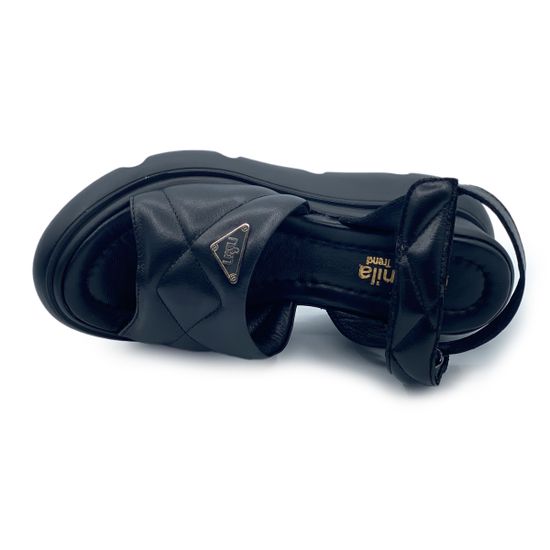 Босоножки NILA&amp;NILA черные кожаные - фото 5, ET1122 NIL NERO