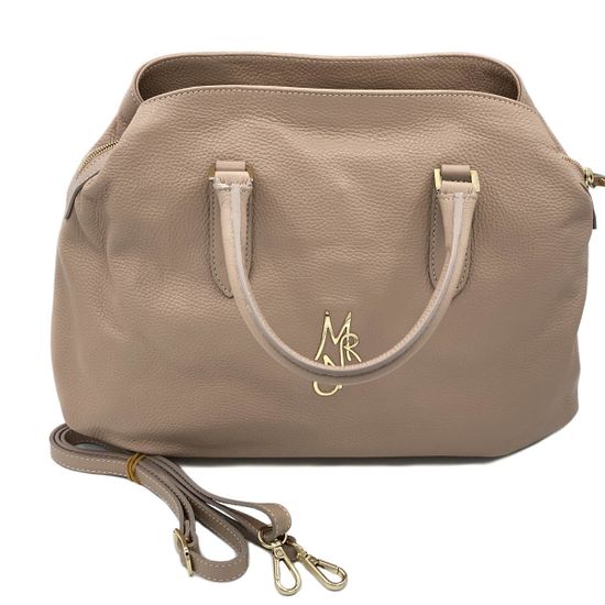 Сумка Marina Creazioni пастельно-розовая кожаная - фото 4, 