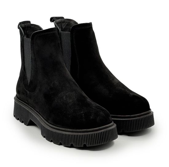 Ботинки челси CV COVER черные замшевые на шерсти - фото 7, 365637-3 COV