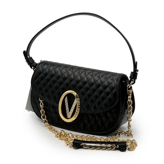 Сумка Valentino Orlandi черная кожаная - фото 2, 7215 VO NERO