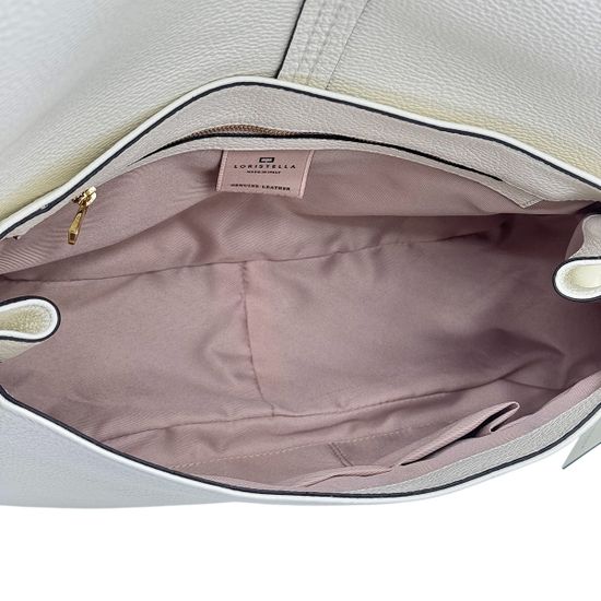 Сумка Loristella белая кожаная - фото 6, 2947 LS BIANCO