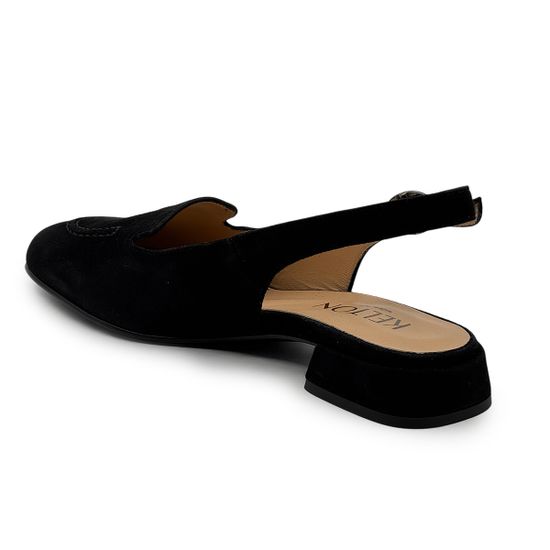 Туфли женские летние KELTON черные замшевые - фото 3, AL5409 KEL