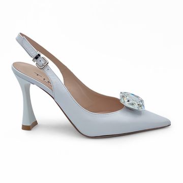 Туфли слингбэк Tiffi кожаные белые - фото 1, G502/90L TI BIANCO