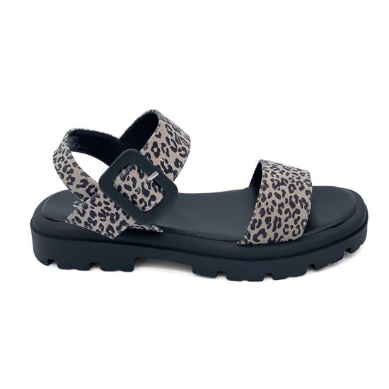 Босоножки CV COVER бежевые с принтом &quot;леопард&quot; замшевые - фото 1, 8050-3 COV LEO