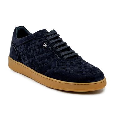 Кроссовки Giampieronicola синие замшевые - фото 2, H44580 GPN BLU