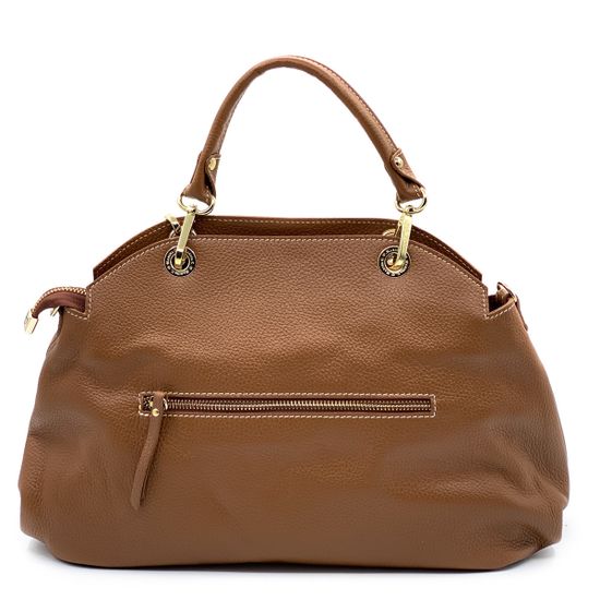 Сумка Marina Creazioni коричневая кожаная - фото 3, 