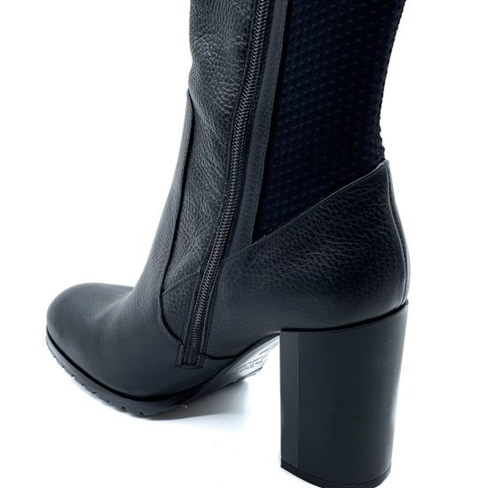 Сапоги Giorgio Piergentili кожа черная байка - фото 7, 