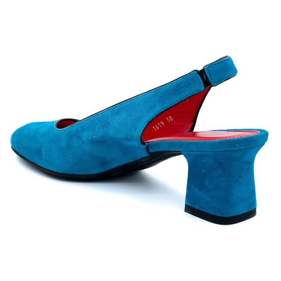 Босоножки Pas de Rouge синие - фото 3, 