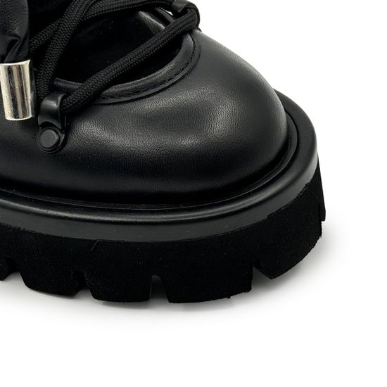 Ботинки NILA&amp;NILA черные кожаные демисезонные - фото 6, NO6476 NIL NERO