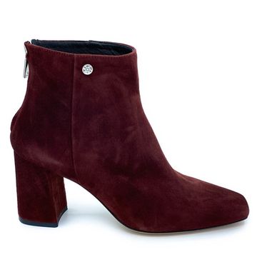 Ботильоны Tiffi темно-бордовые замшевые демисезонные - фото 1, Q539/70F TI MORO