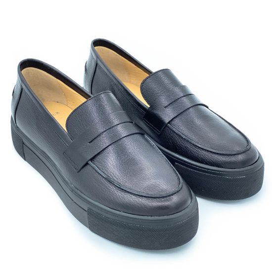 Лоферы Cover черные кожаные - фото 7, 17057 COV