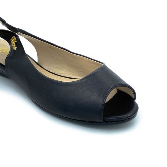 Босоножки Cover черные кожаные - фото 5, 