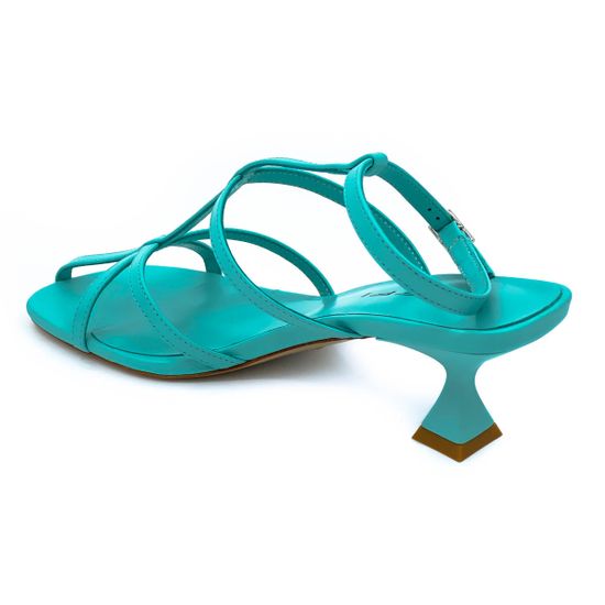 Босоножки Tiffi бирюзовые кожаные - фото 3, J720/50 TI TIFFANY