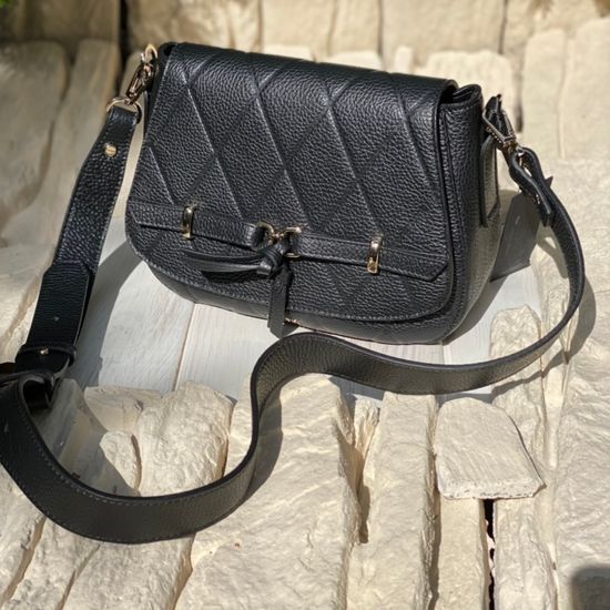 Сумочка Ripani черная кожаная - фото 6, 3823OR RP NERO