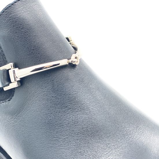 Ботинки женские Mimmu из натуральной кожи черного цвета - фото 6, 