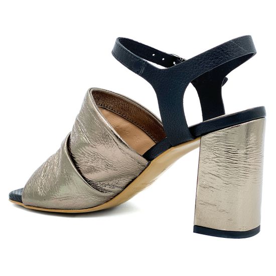 Босоножки Dei Colli черно-золотые - фото 3, 1MORE112 DC ORO