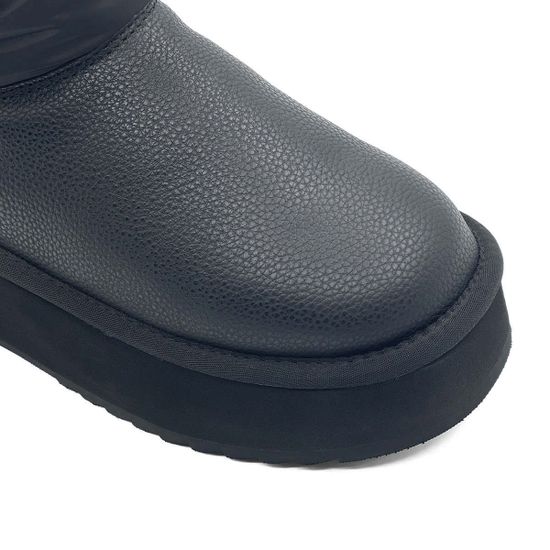 Ботинки Nila Nila черные кожаные на меху - фото 6, 24IUG346 NIL NERO