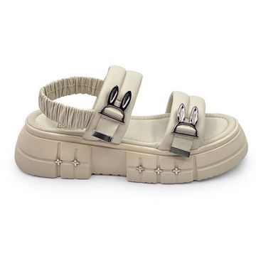 Сандалии NILA&amp;NILA кожаные бежевые - фото 1, NO1850 NIL BEIGE