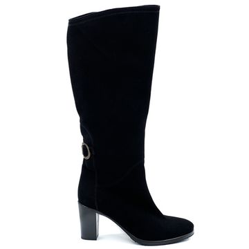 Сапоги Le Pepe черные замшевые демисезонные - фото 1, A252750 PEP