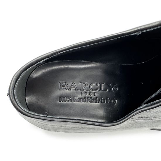 Туфли Barcly черные из кожи угря - фото 7, 79052 BAR NERO