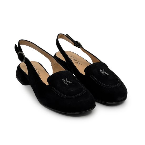 Туфли женские летние KELTON черные замшевые - фото 8, AL5409 KEL