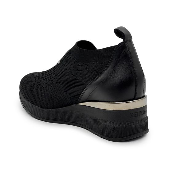 Полуботинки KELTON черные кожа/текстиль демисезонные - фото 3, AL4104 KEL