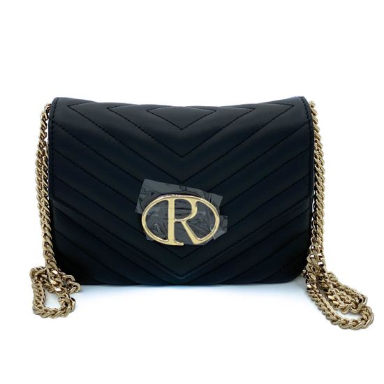 Клатч Ripani черный кожаный - фото 1, 