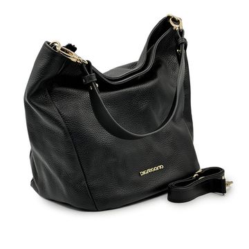 Сумка Di Gregorio черная кожаная - фото 2, 1983 DG NERO