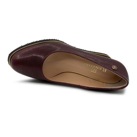 Туфли Ilasio Reanzoni бордовые замшевые - фото 5, Н7748 IR BORDO