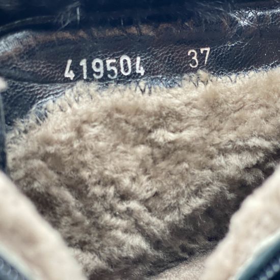 Ботильоны Baldinini черные замшевые МЕХ - фото 6, 