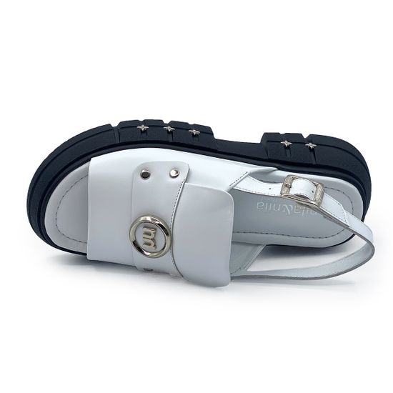 Сандалии NULA&amp;NILA белые кожаные - фото 5, NO1859 NIL BIANCO