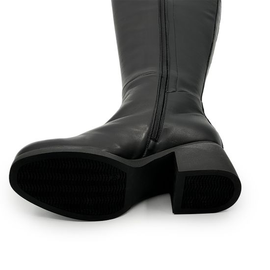 Сапоги Donna Soft черные кожаные евромех - фото 5, DS2209M DS