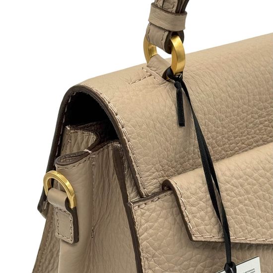 Сумка Loristella бежевая кожаная - фото 4, 3018 LS CAPPUCINO