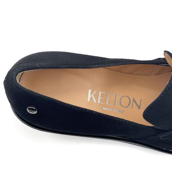 Лоферы KELTON замшевые черные - фото 6, 