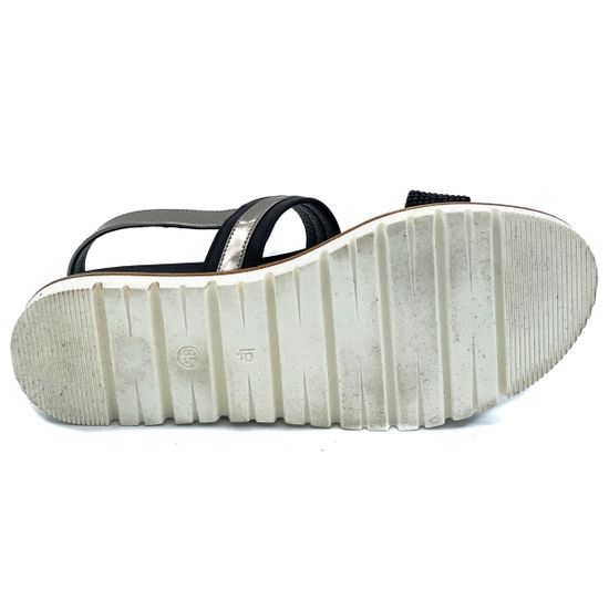 Босоножки Loretta Pettinari черные кожаные - фото 4, 