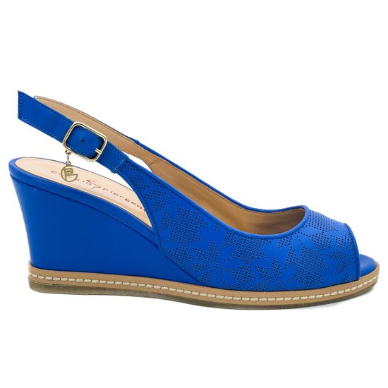 Босоножки Giorgio Piergentili синие - фото 1, 