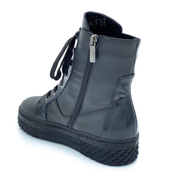 Ботинки Ilasio Renzoni черные кожаные Байка - фото 3, 4640 IR