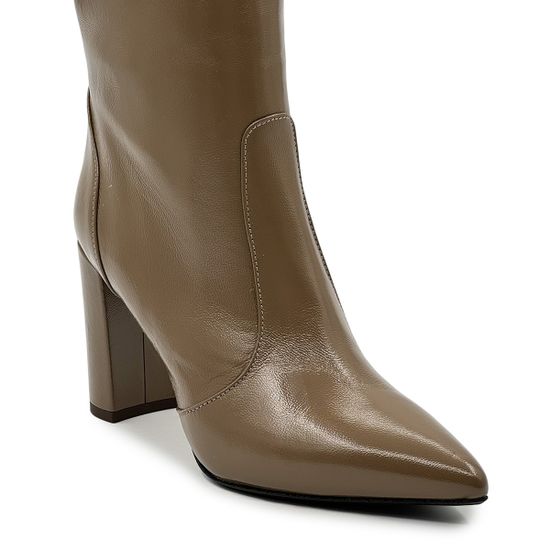 Сапоги Tiffi бежевые кожаные демисезонные - фото 2, N658/R TI BEIGE