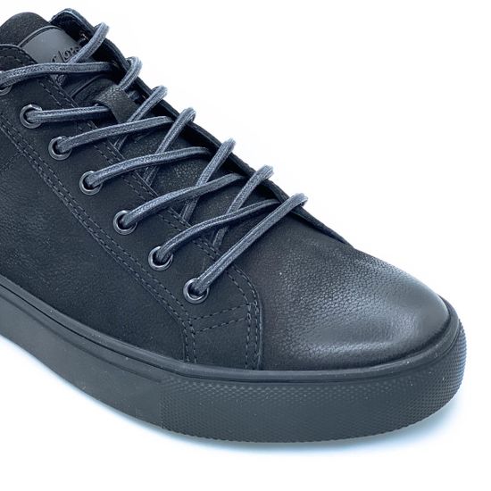 Кеды Marcelo Lopez черные кожаные демисезонные - фото 5, 