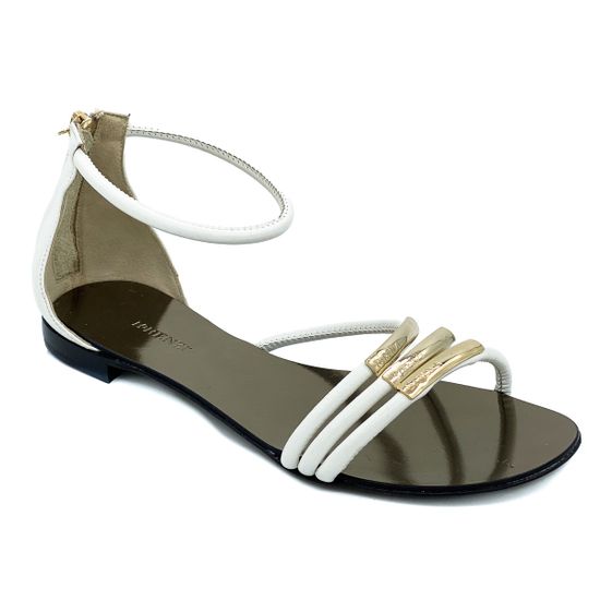 Босоножки Renzi кожаные белые - фото 2, 